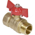 Кран шаровой для ГАЗА VALFEX 1/2" ВР/НР ручка-бабочка